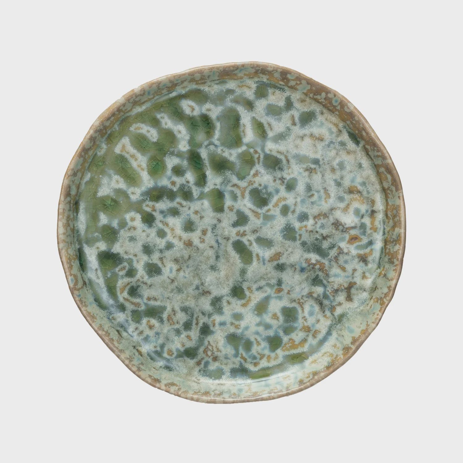 Reactive Glaze Olive Oil Dish
