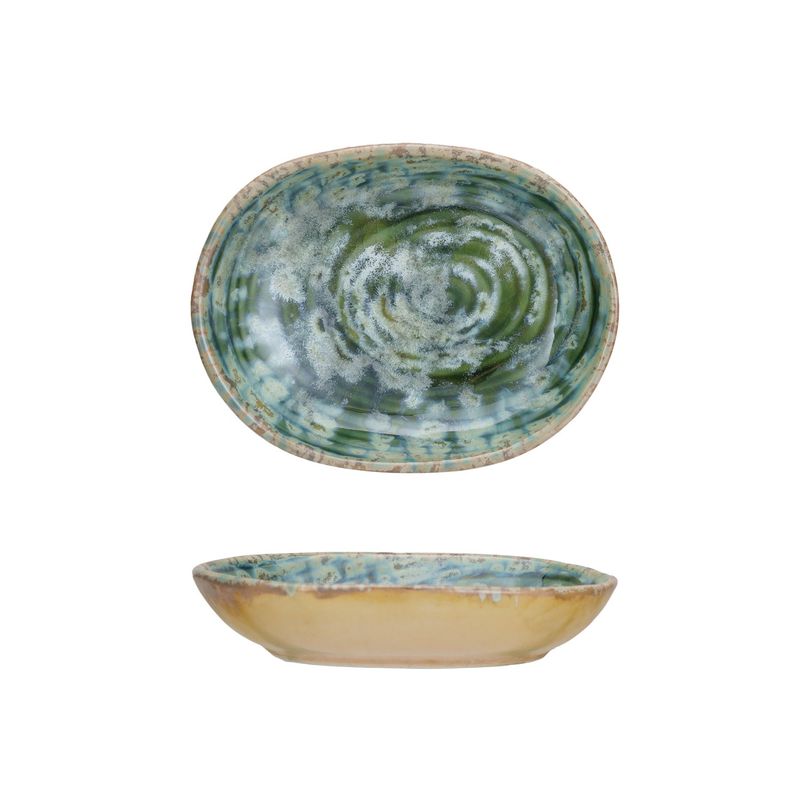 Reactive Glazed Pinch Dish
