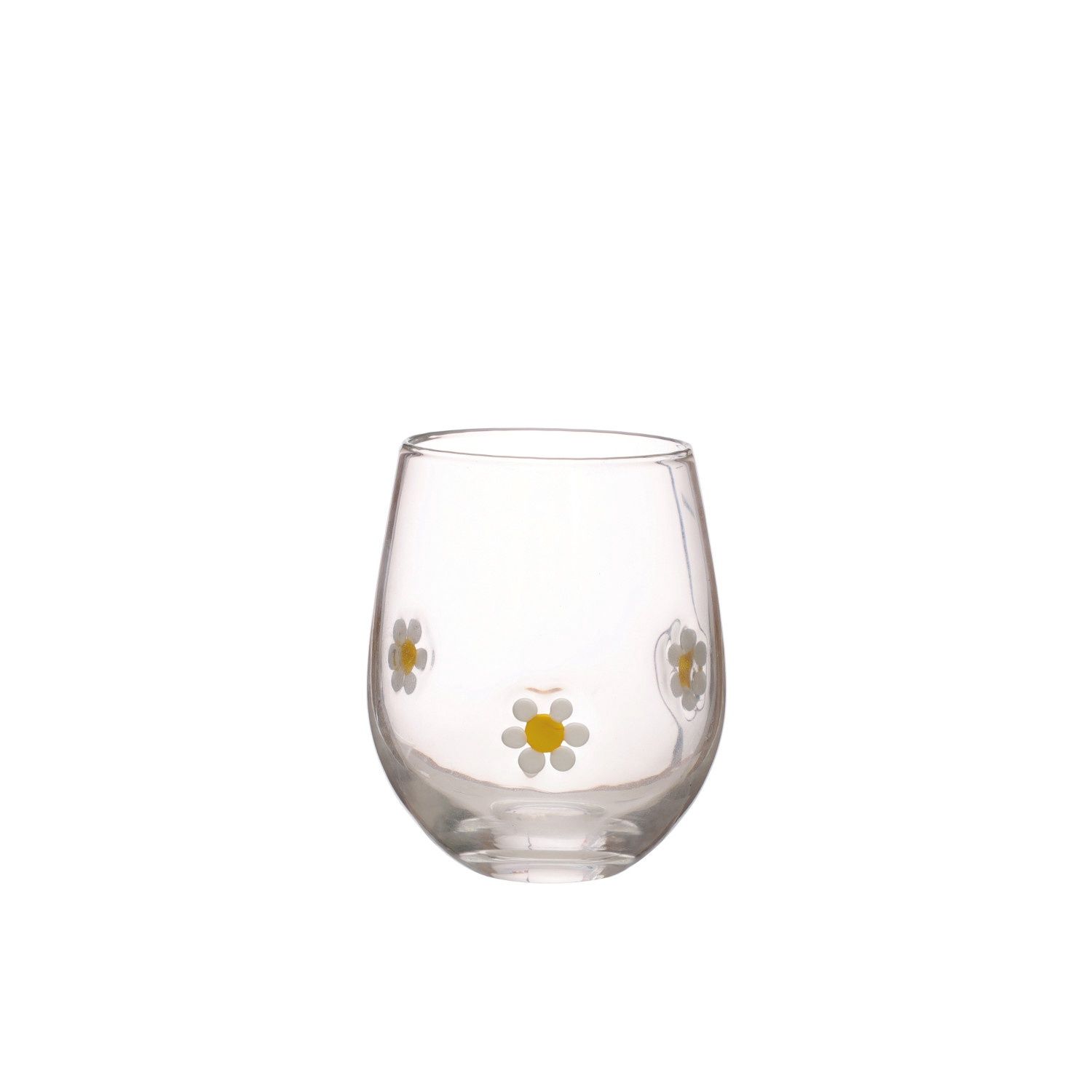 Daisy Drinking Glass