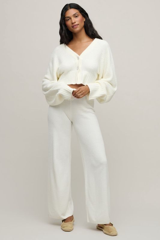 CozyChic Lite Cotton Ribbed Button Front Cardigan