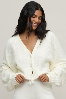 CozyChic Lite Cotton Ribbed Button Front Cardigan