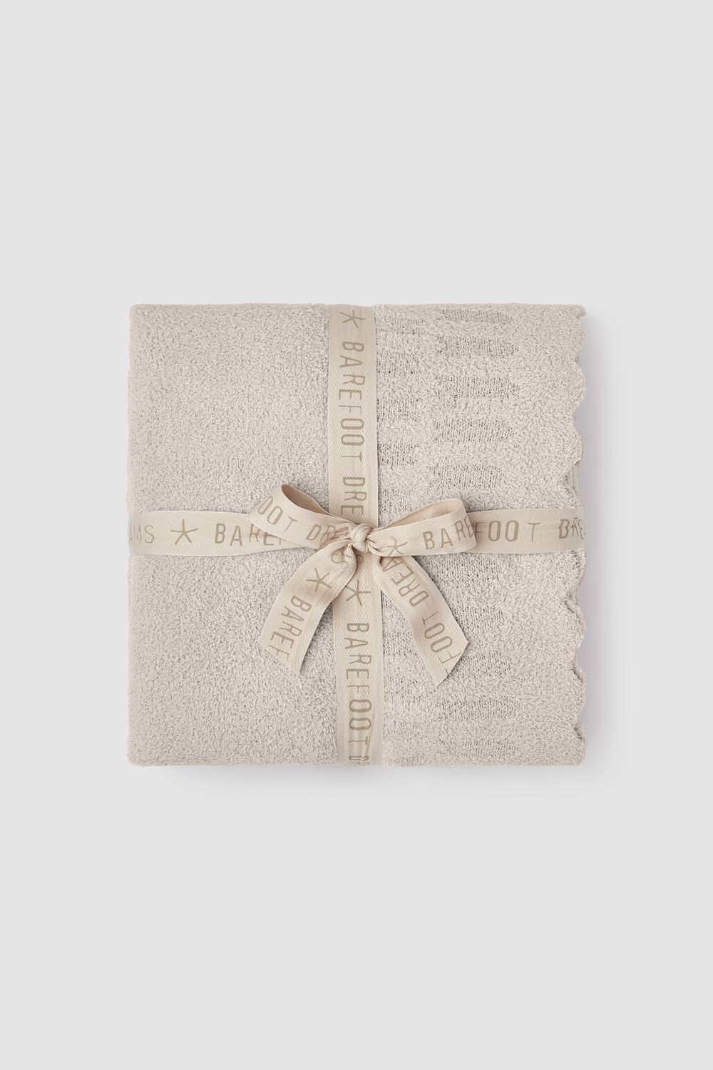 CozyChic Cotton Shell Texture Throw, Color: Stone
