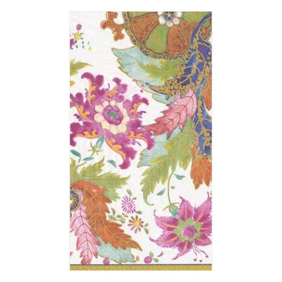 Ivory Tobacco Leaf Guest Towel