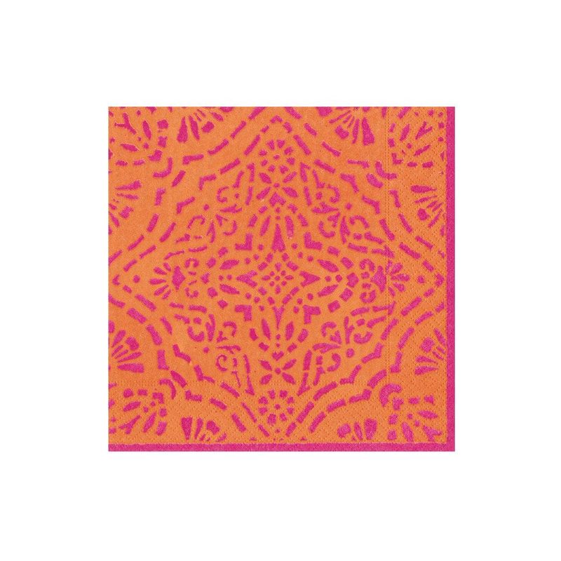 Annika Orange Cocktail Napkin