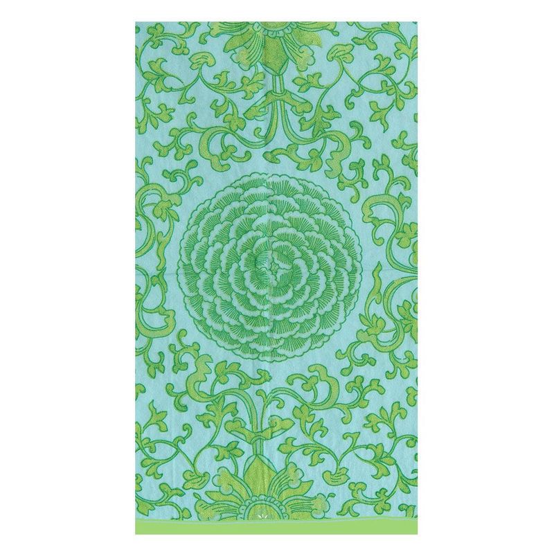 Indigo Garden Jade/Green Guest Towel