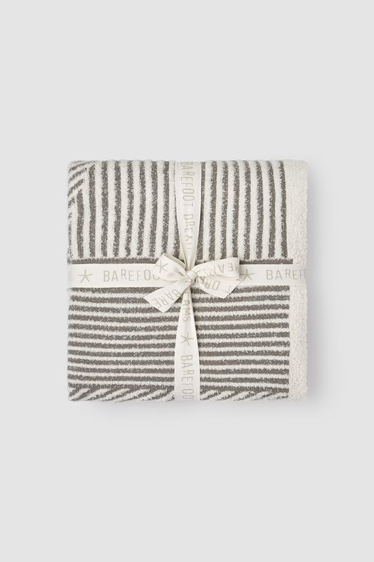 CozyChic Cotton Linea Mixed Stripe Throw
