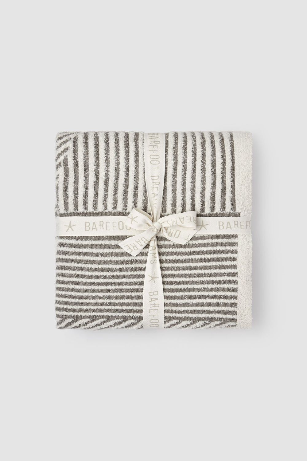 CozyChic Cotton Linea Mixed Stripe Throw, Color: Cream/Pewter