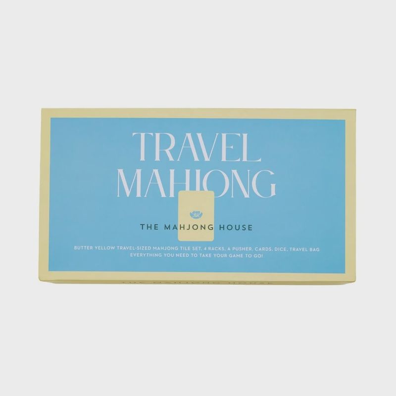 Butter Yellow Travel Mahjong Set