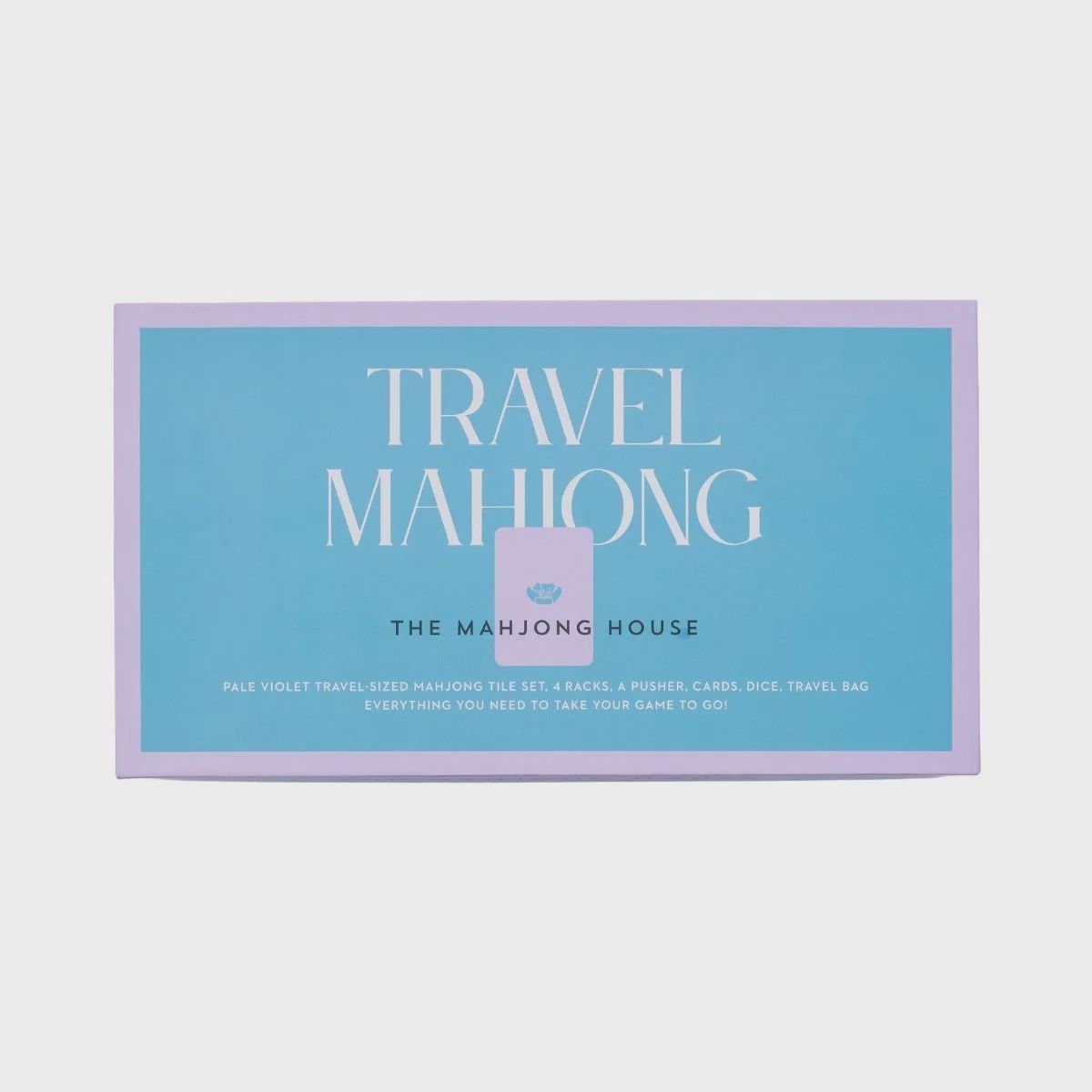 Pale Violet Travel Mahjong Set