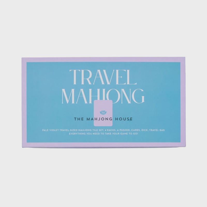 Pale Violet Travel Mahjong Set