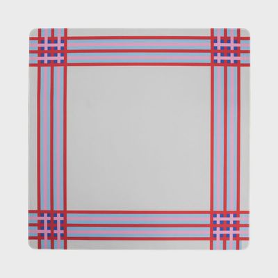 Mod Joker &amp; Plaid Double-Sided Mahjong Mat