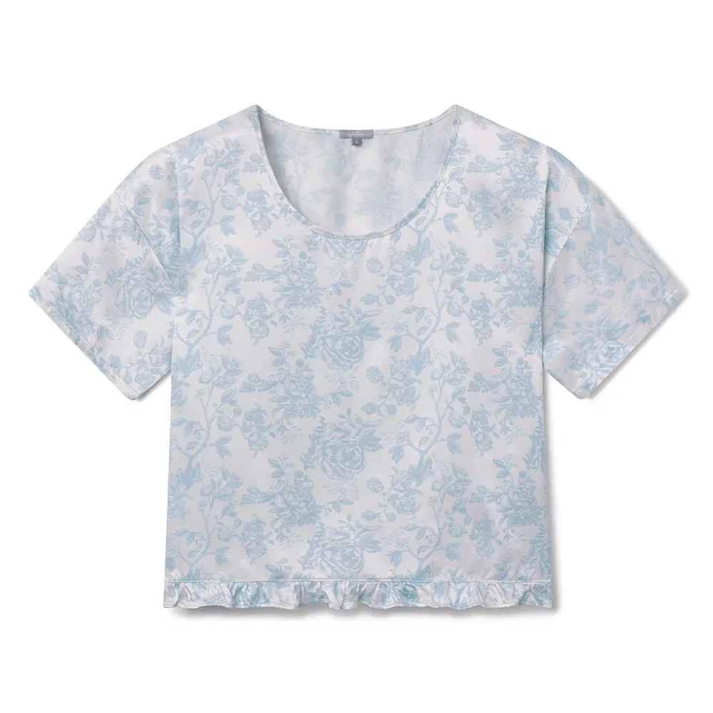 May, Color: Blue Flower, Size: XS