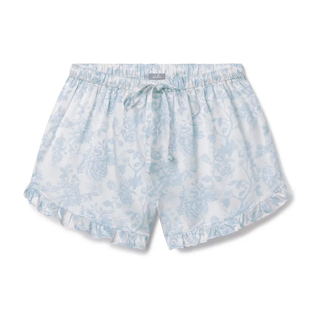 Stephanie, Color: Blue Flower, Size: XS
