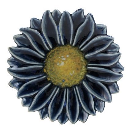Flower Shaped Dish, Color: Dark Blue
