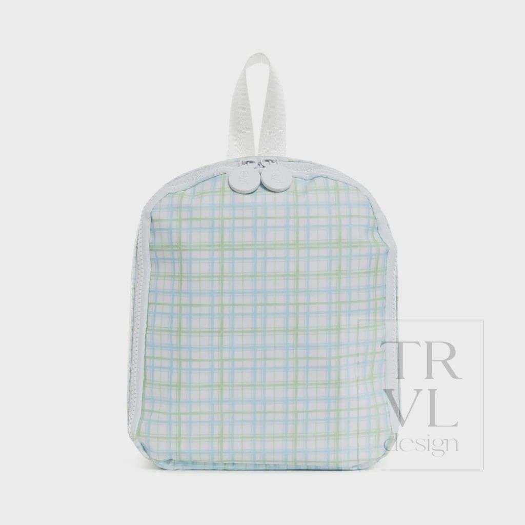 Classic Plaid Bring it Lunch Bag, Color: Green