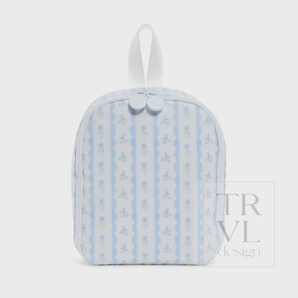 Ribbon Floral Bring It Lunch Bag, Color: Blue