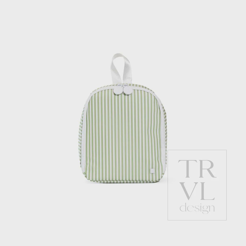 Pimlico Stripe Bring It Lunch Bag, Color: Sage