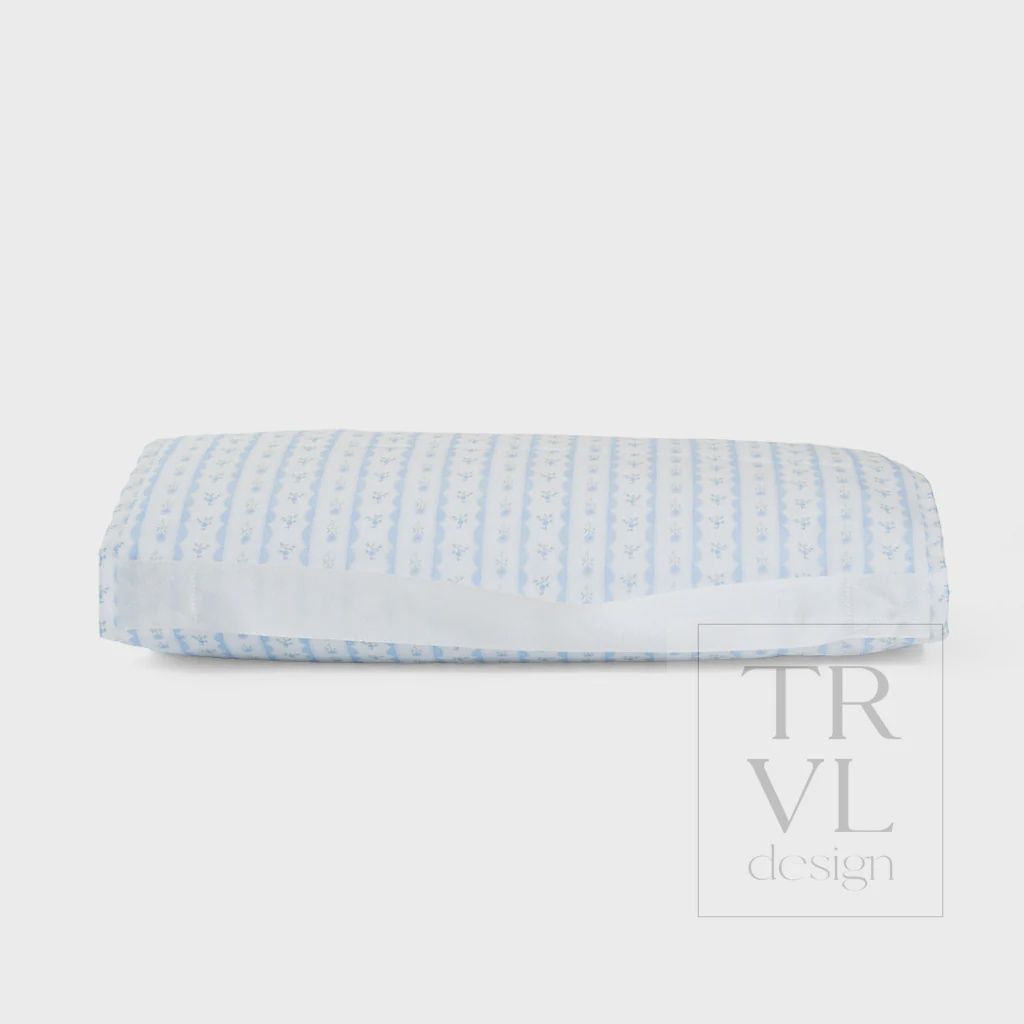 Ribbon Floral Nap Mat, Color: Blue