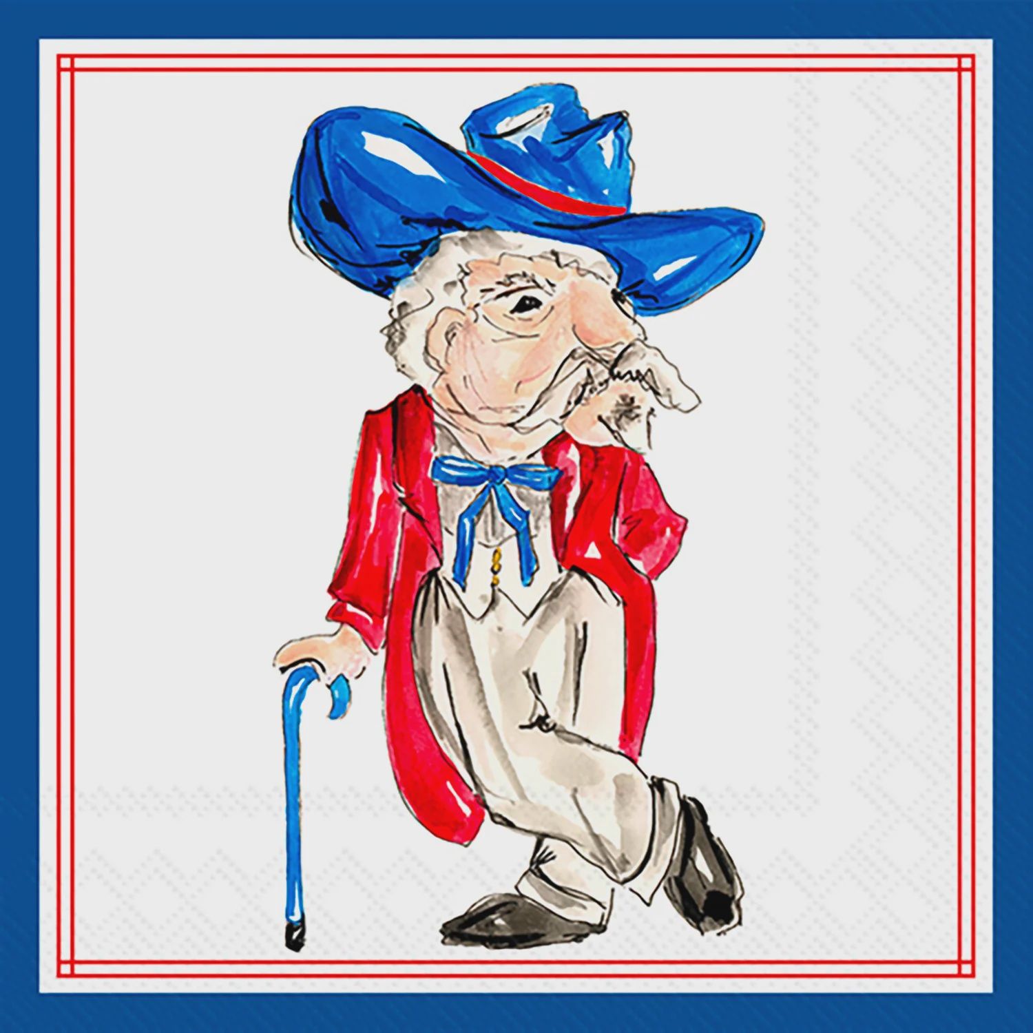 Blue Colonel Hometown Pride Cocktail Napkins