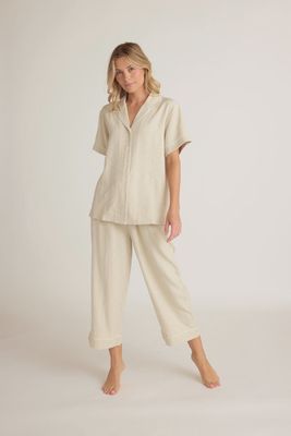 Linen Button-up Shirt