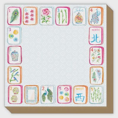 Mahjong Tiles Luxe Notepad