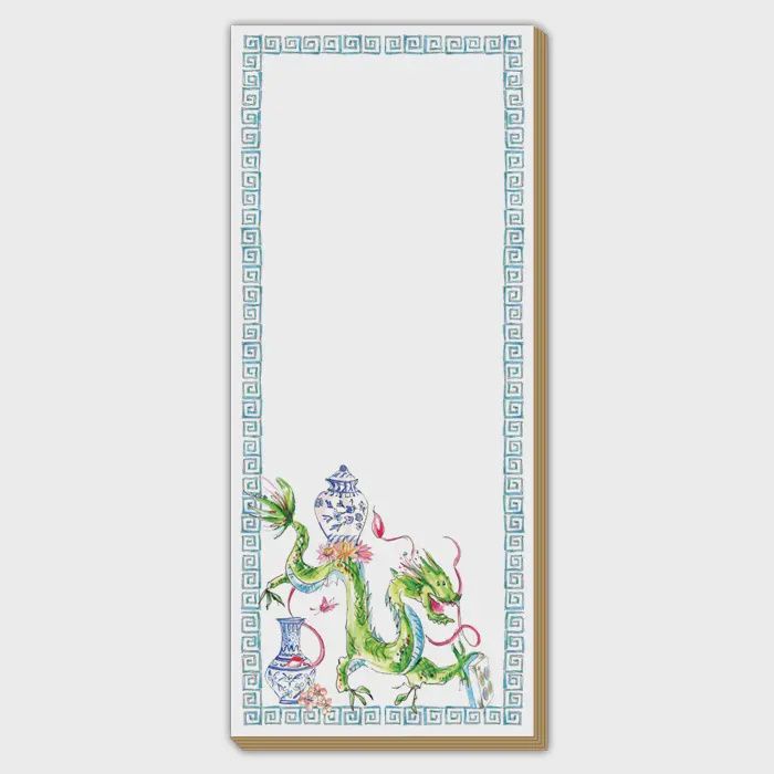 Mahjong Dragon &amp; Chinoiserie Luxe Skinny Pad