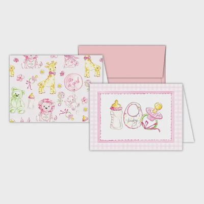 Baby Bottle, Bib, and Pacie Petite Note Combo