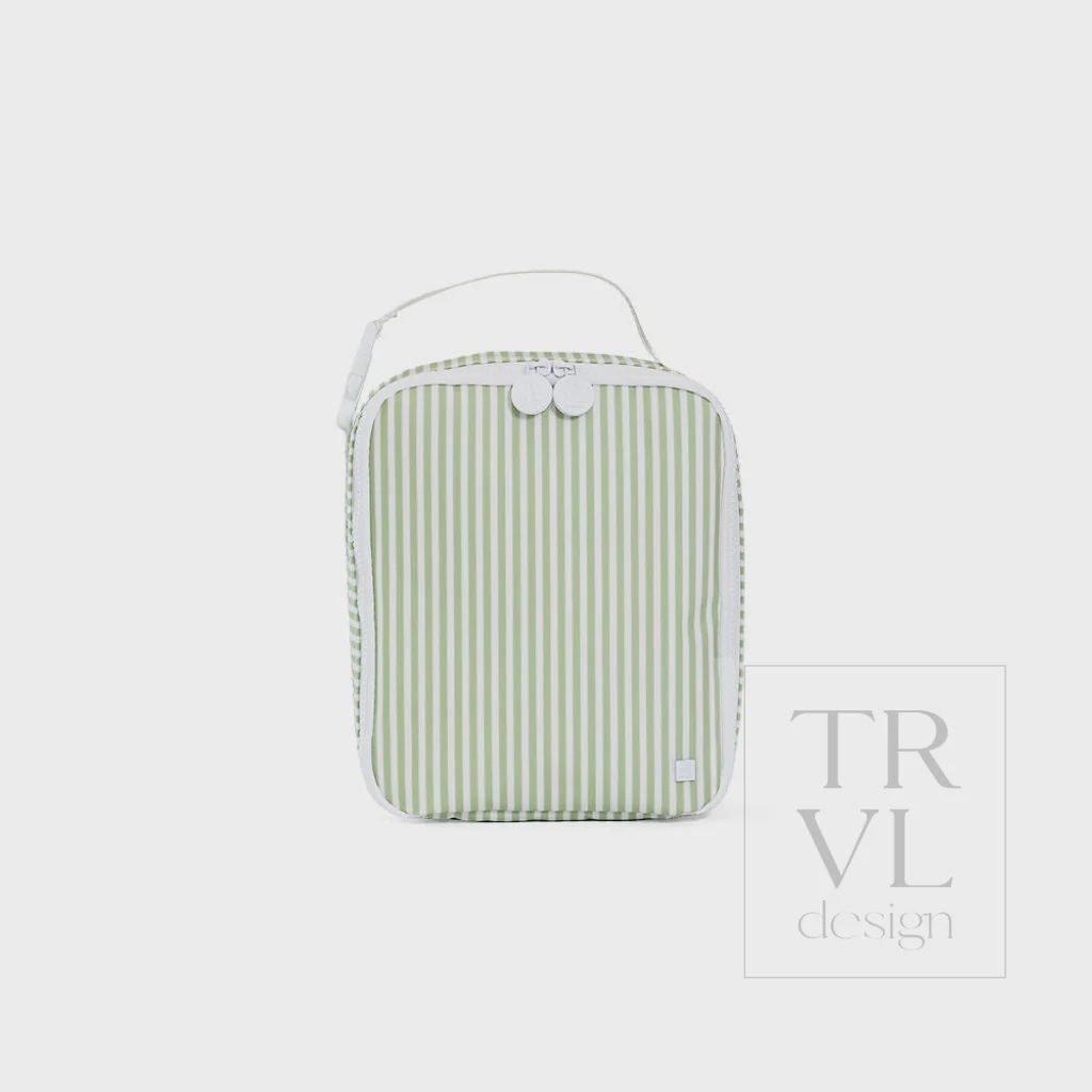 Pimlico Stripe Lunch Box, Color: Sage