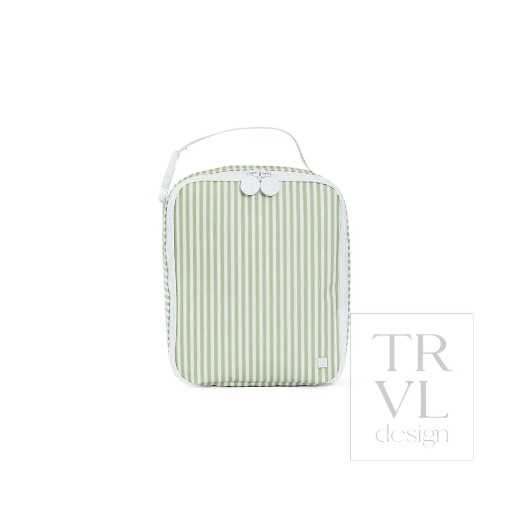 Pimlico Stripe Lunch Box, Color: Sage