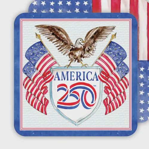 America 250 Die-Cut Coasters