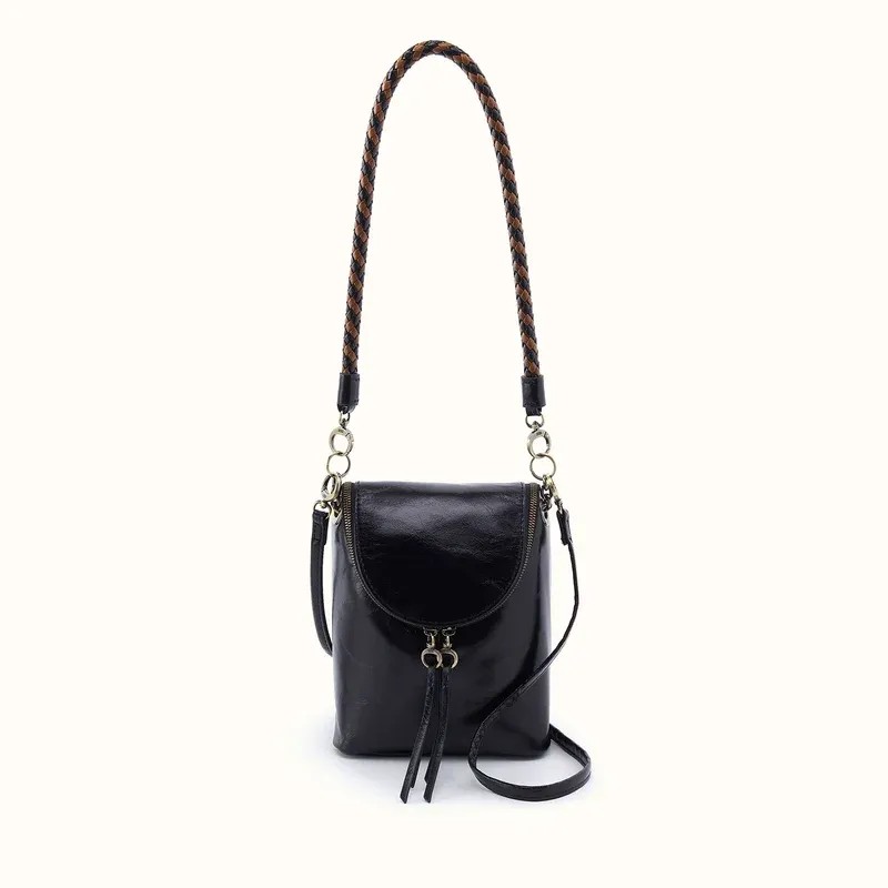 Fern Duo Crossbody, Color: Polished Black