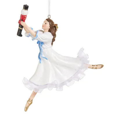 Clara with Nutcracker Ornament