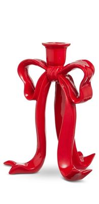 Red Bow Taper Holder