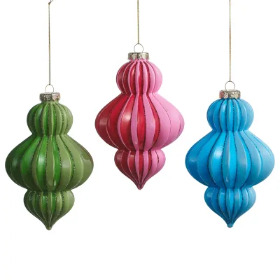 Pleated Finial Ornament