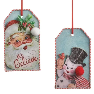 Vintage Tag Ornament