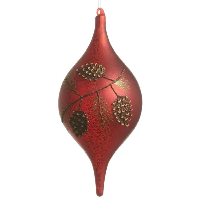 Mercury Glass Pinecone Finial Ornament