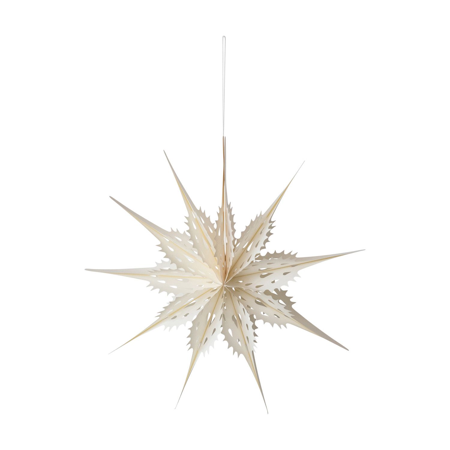 Recycled Paper Folding Snowflake Ornament, Size: 18"
