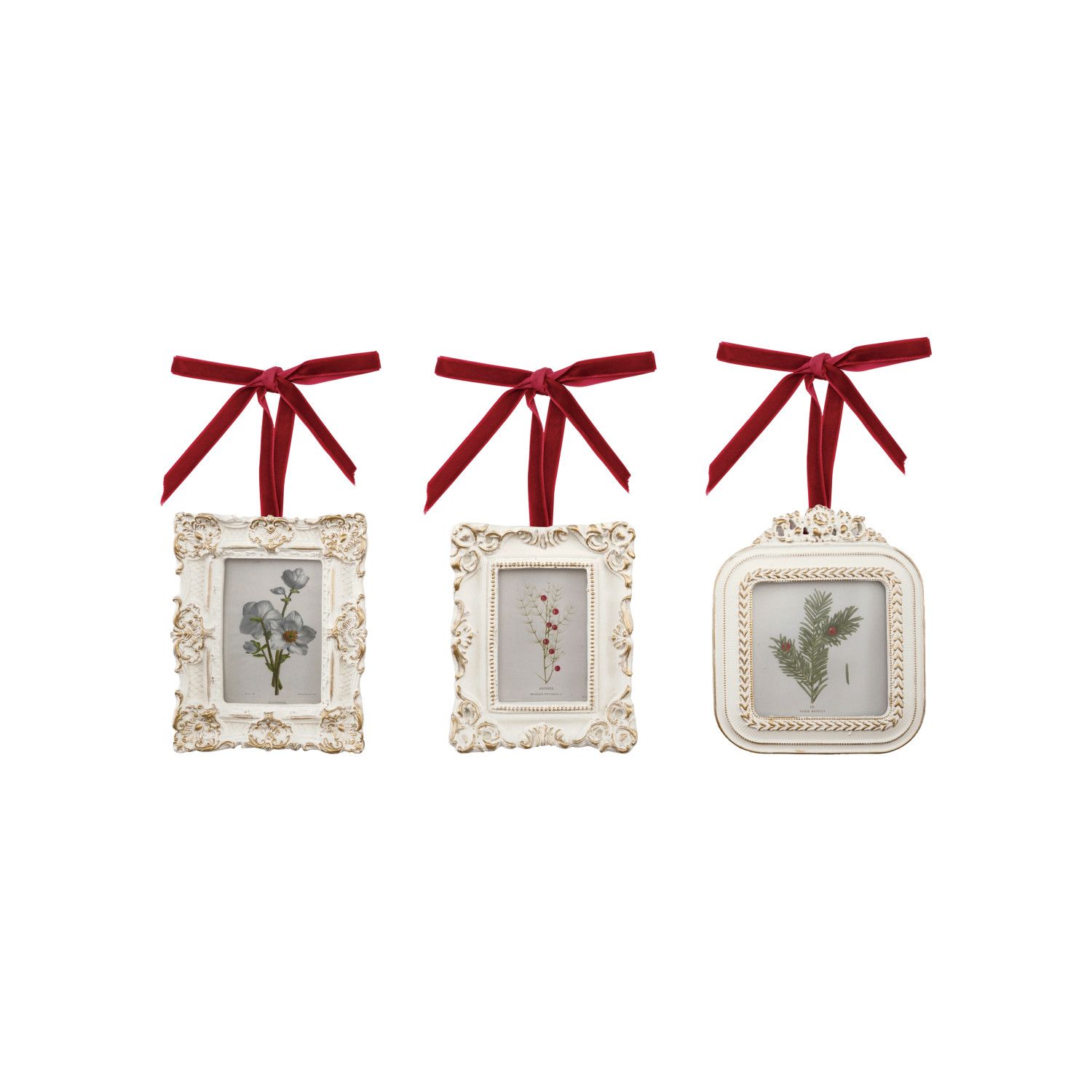 White Photo Frame Ornament