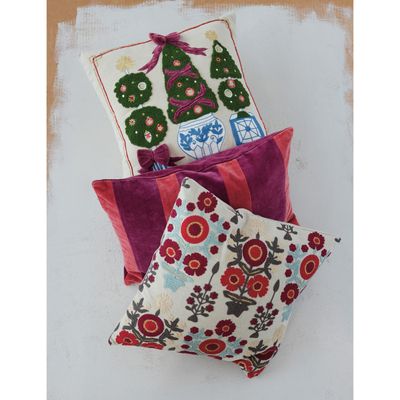 Christmas Topiaries Pillow