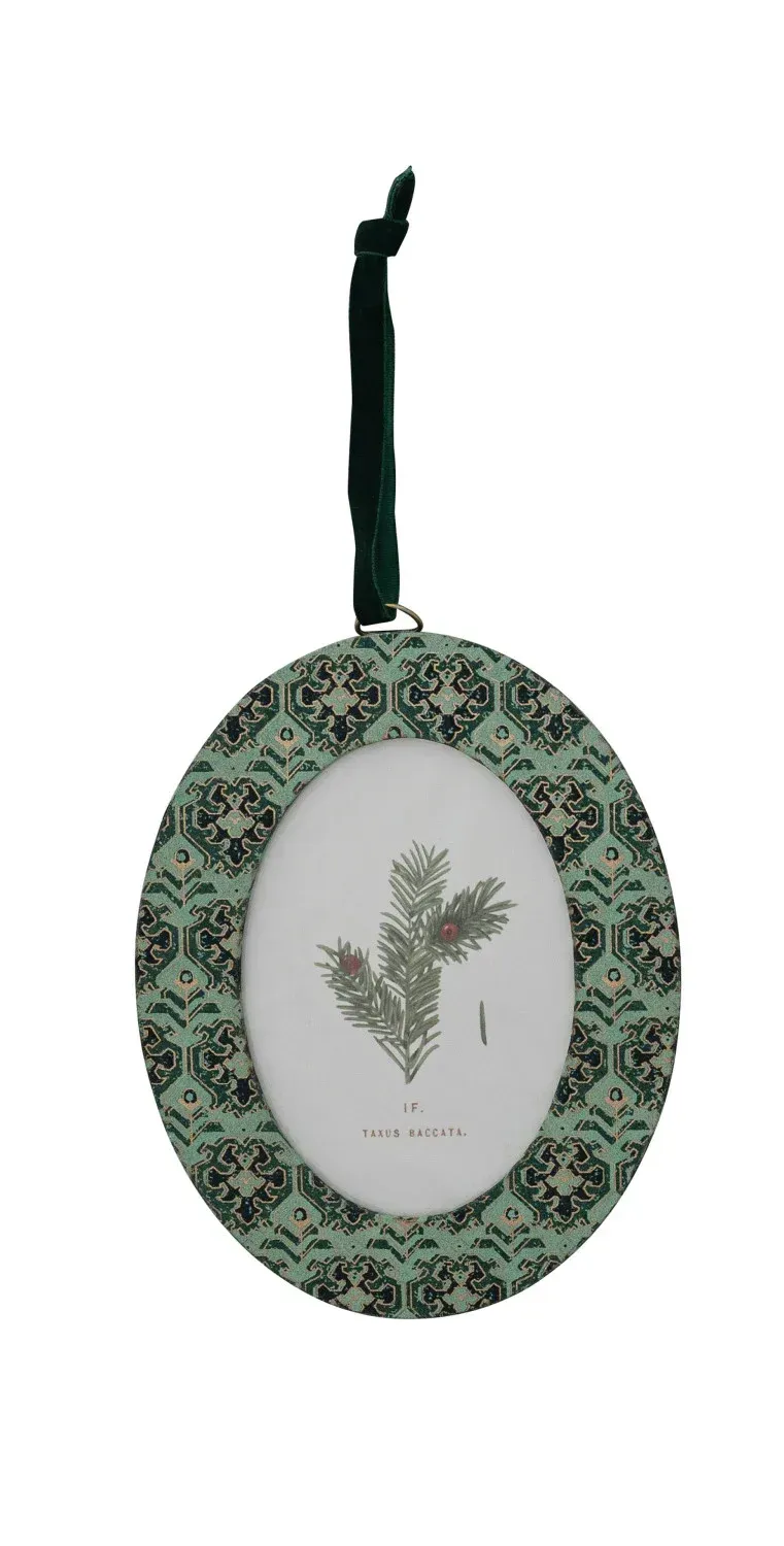 Whimsy Photo Frame Ornament, Color: Teal