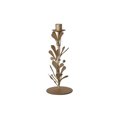Mistletoe Taper Holder