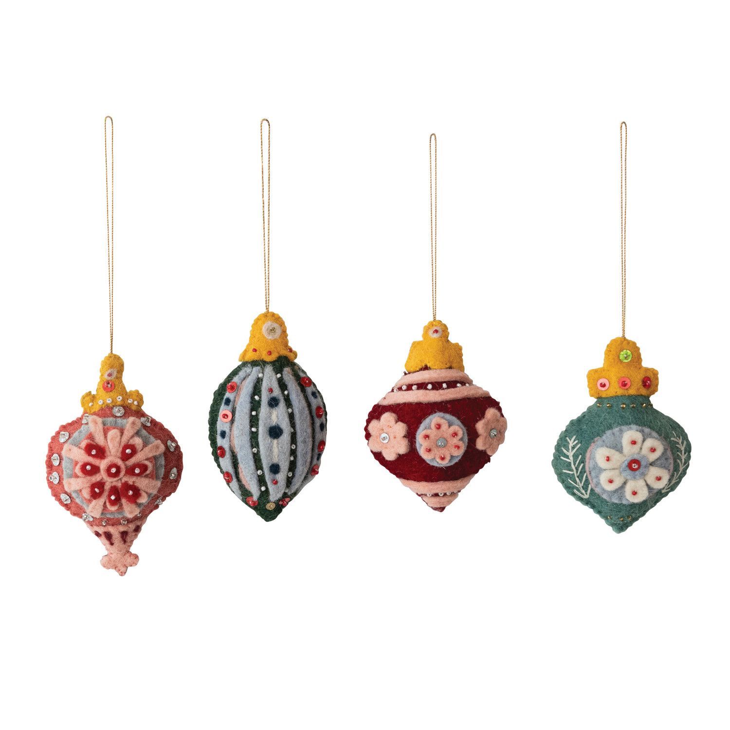 Felt Finial Ornament