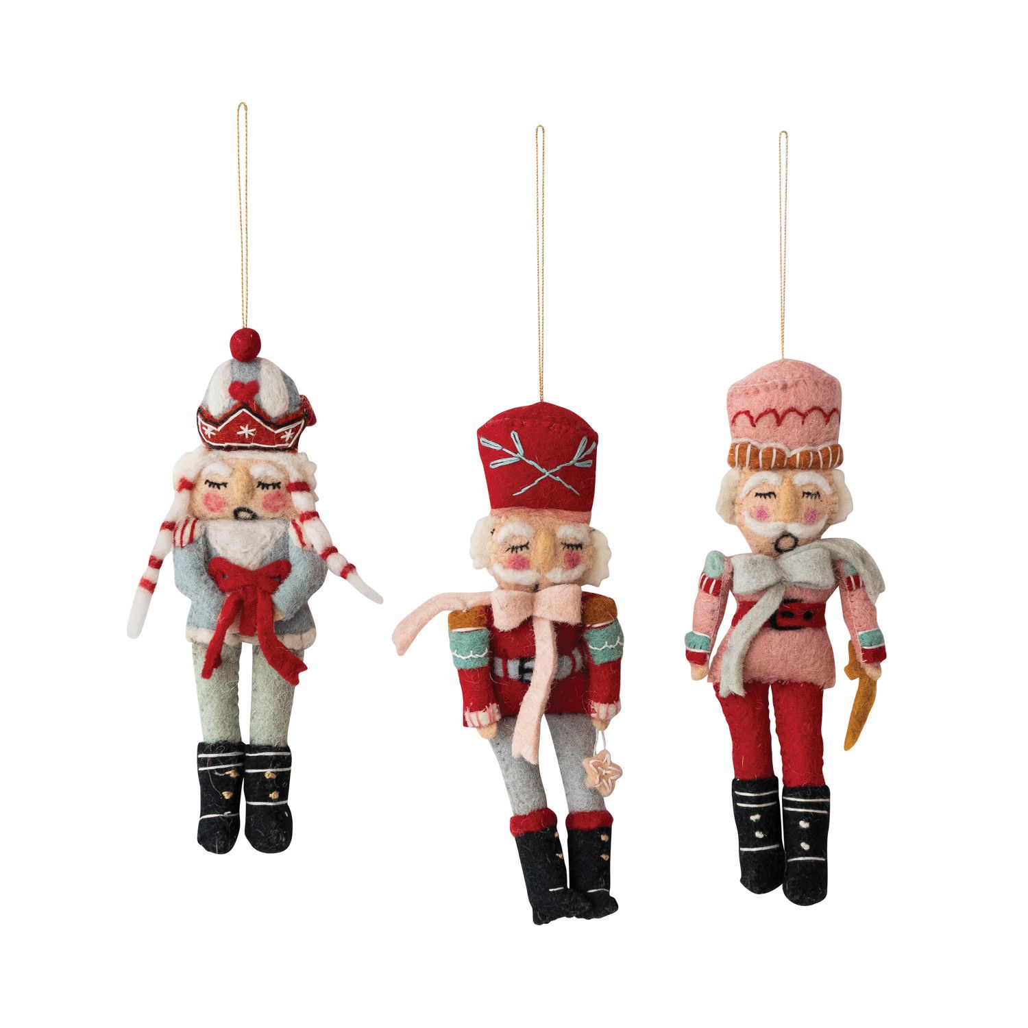 Felt Nutcracker Ornament