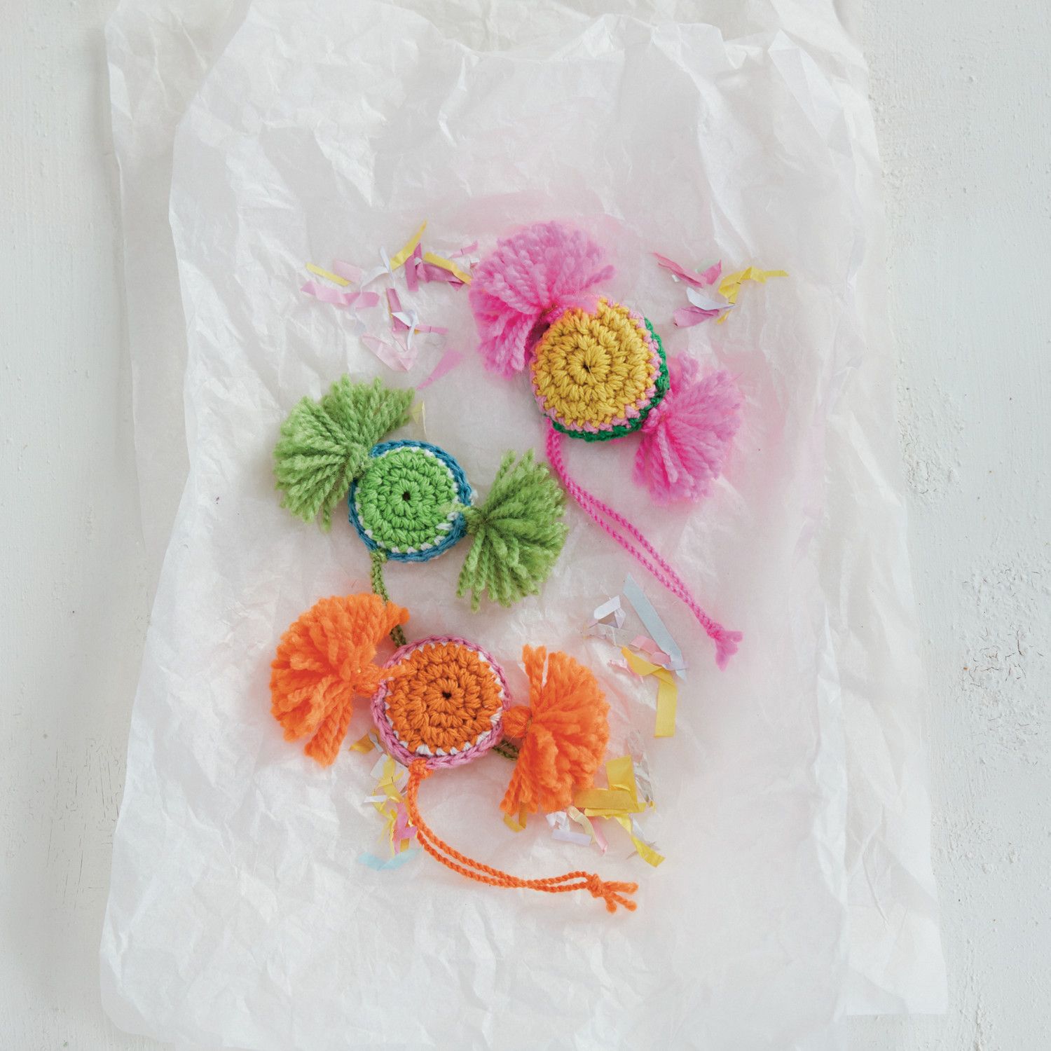 Crocheted Candy Ornament