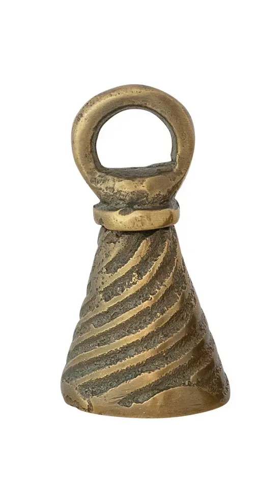 Antique Bell Candle Snuffer, Style: Swirl