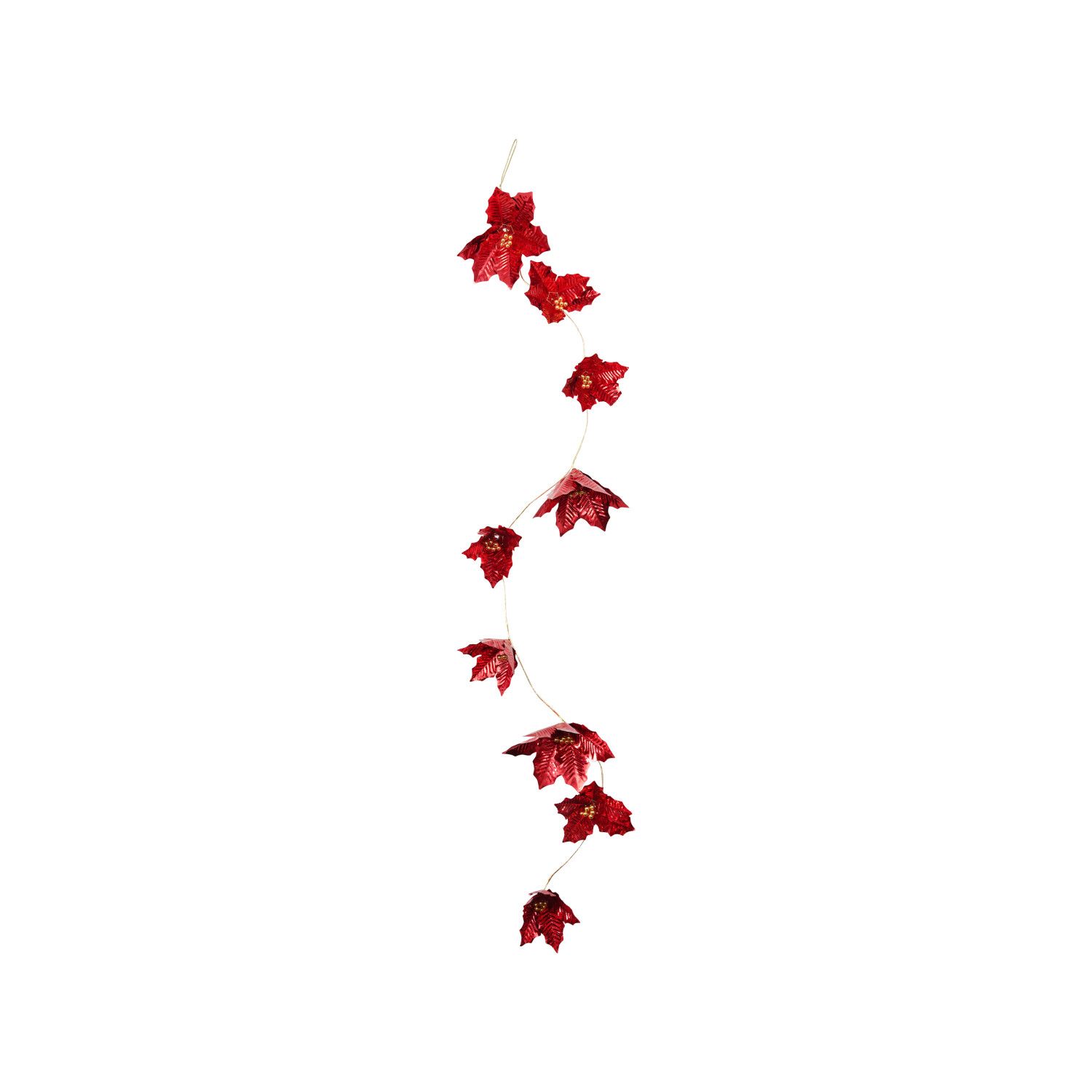 Poinsettia Garland