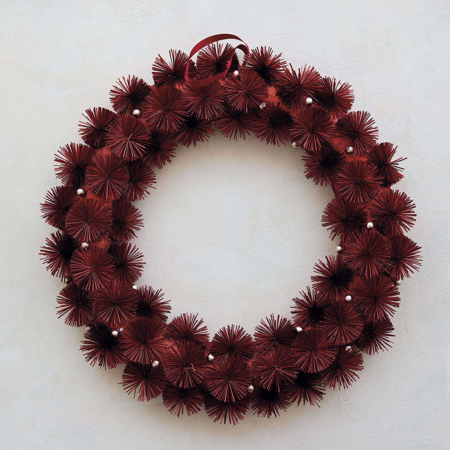 Tinsel Ball Wreath
