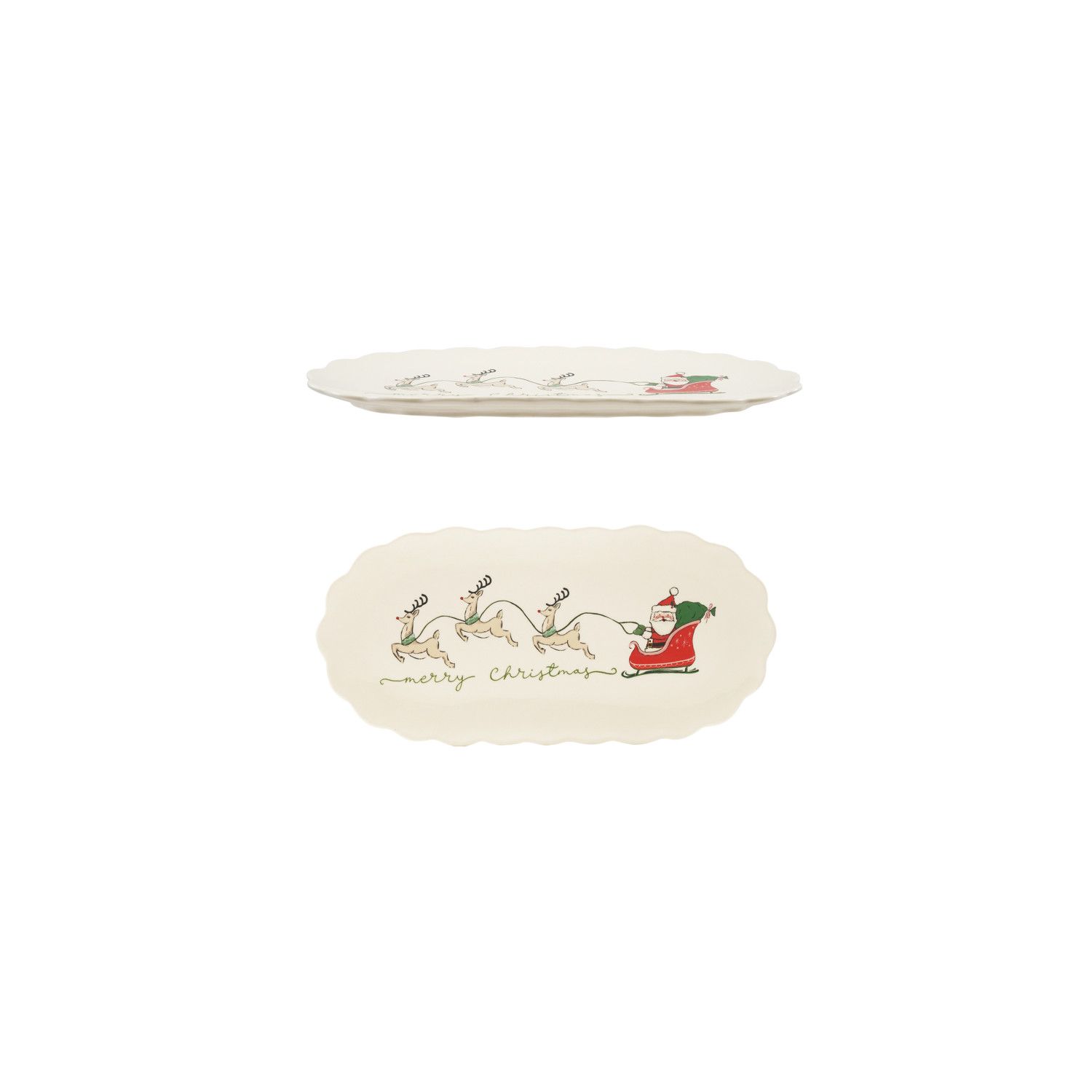 Santa’s Sleigh Platter