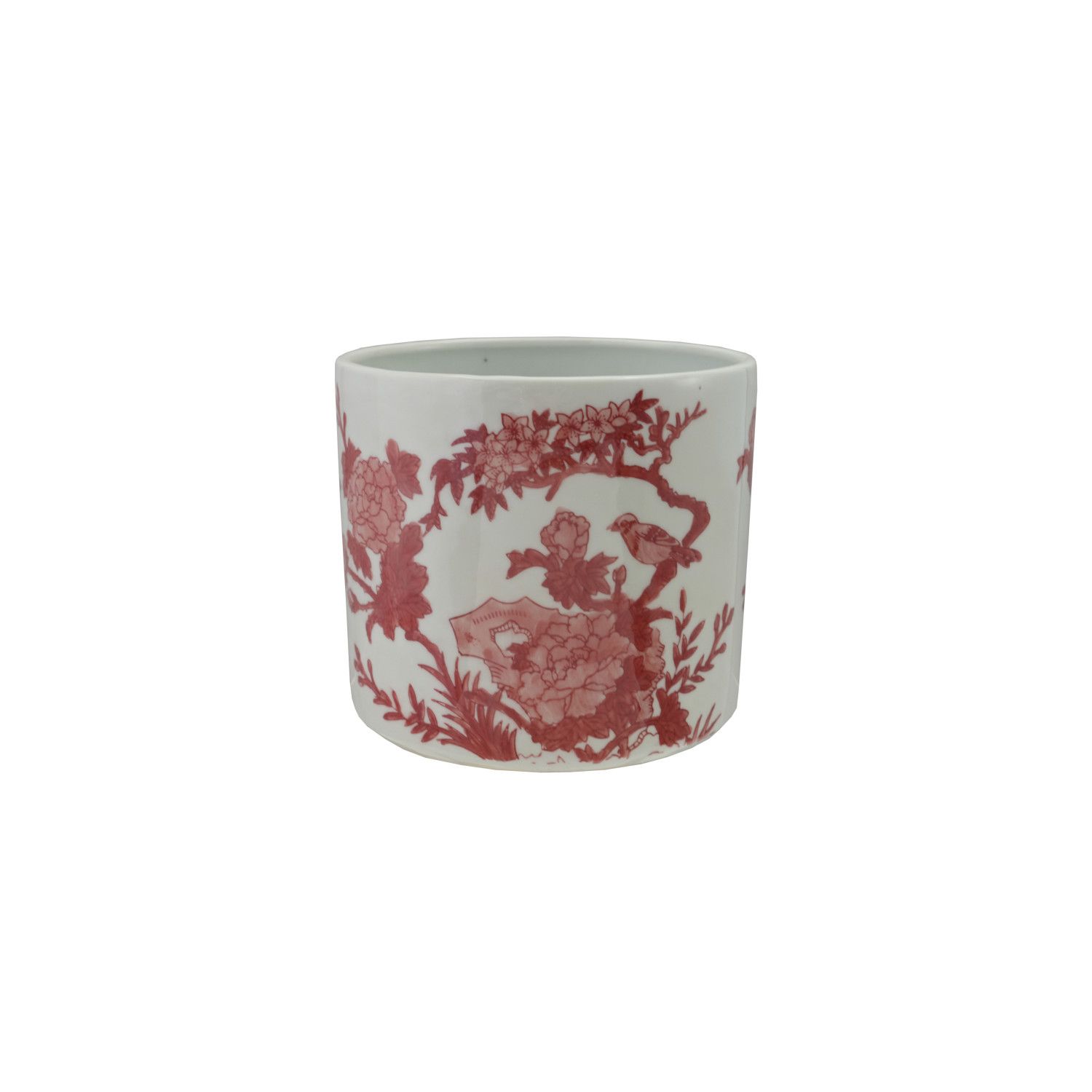 Burgundy Botanical Planter