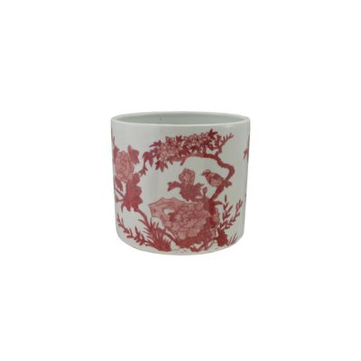 Burgundy Botanical Planter